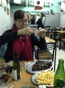 Melissa took a picture of me taking a picture