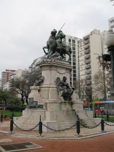 Statue of Garibaldi, Plaza Italia