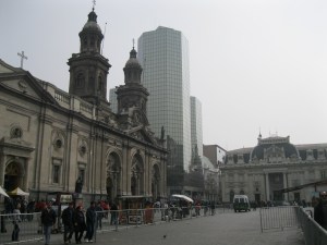 Plaza de Armas - the Cathedral and post office