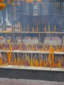 Incense at the Erawan Shrine
